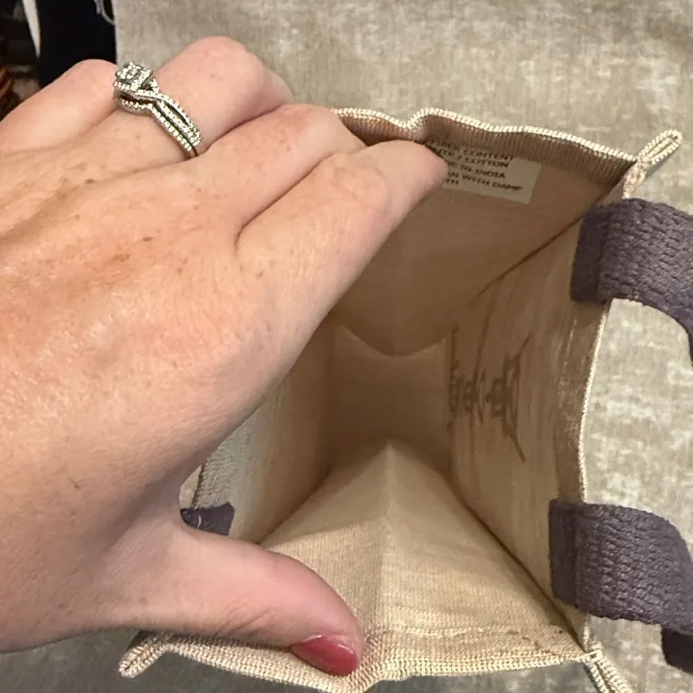 Canvas Wine Tote Bag